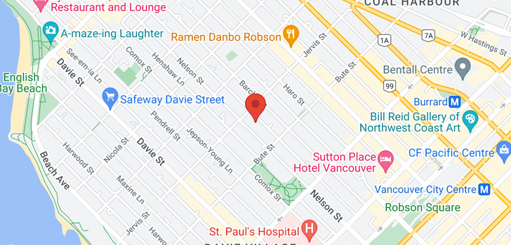 map of 1205 1277 NELSON STREET